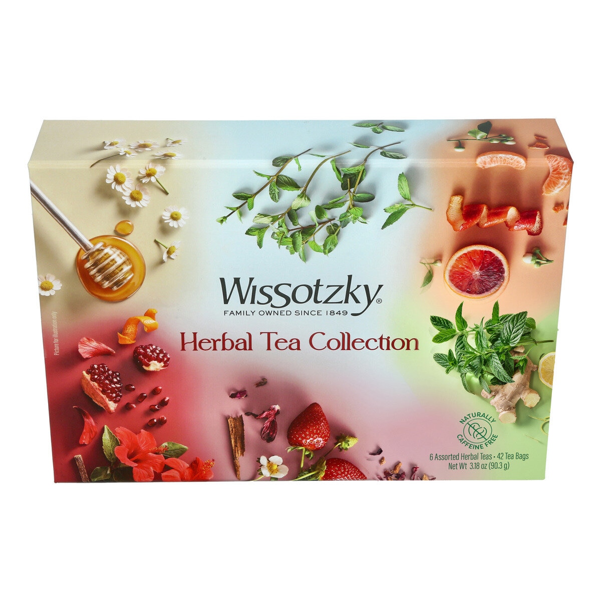 WISSOTZKY ハーブティー カジュアルギフトボックス 6種 x 7バッグ WISSOTZKY ハーブティー カジュアルギフトボックス 6種 x 7バッグ