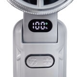 Seena 冷却プレート付 リン酸鉄バッテリー ハンディファン 2個セット グレー×グレー Seena 冷却プレート付 リン酸鉄バッテリー ハンディファン 2個セット グレー×グレー