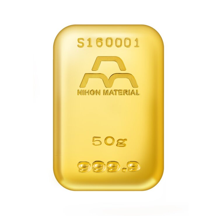 金地金 50g【銀行振り込み / ウェブサイトでのみ注文可】 金地金 50g【銀行振り込み / ウェブサイトでのみ注文可】