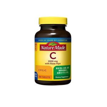 Nature Made Vitamin C 1000mg with Rose Hip 200 Tablets Nature Made Vitamin C 1000mg with Rose Hip 200 Tablets