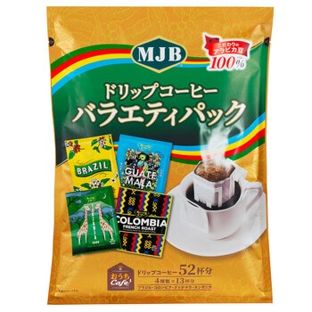 MJBドリップコーヒー バラエティパック 52バッグ MJBドリップコーヒー バラエティパック 52バッグ
