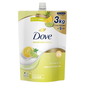 Dove (ダヴ) ボディウォッシュ シトラス &バーベナ 詰替え用 3㎏ Dove (ダヴ) ボディウォッシュ シトラス &バーベナ 詰替え用 3㎏