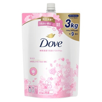 Dove (ダヴ) ボディウォッシュ さくら 詰替え用3㎏ Dove (ダヴ) ボディウォッシュ さくら 詰替え用3㎏