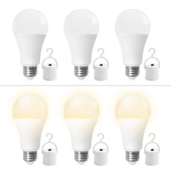 NEWGALE 防災充電式LED電球E26 60W 3個パック PJG-9WE NEWGALE 防災充電式LED電球E26 60W 3個パック PJG-9WE