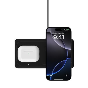 Belkin 2-in-1 ワイヤレス充電パッド USB-C ケーブル付き Belkin 2-in-1 ワイヤレス充電パッド USB-C ケーブル付き
