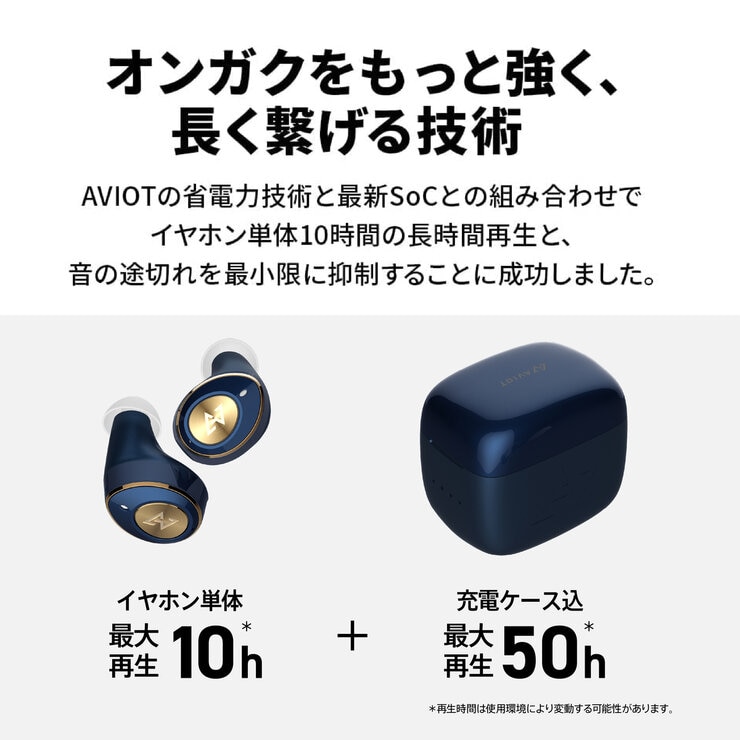 AVIOT 完全ワイヤレスイヤホン TE-D01m AVIOT 完全ワイヤレスイヤホン TE-D01m