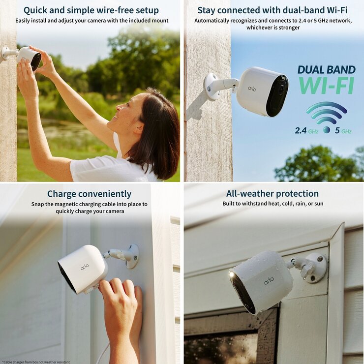 Arlo Pro 5S Wi-Fi カメラ 2K Arlo Pro 5S Wi-Fi カメラ 2K