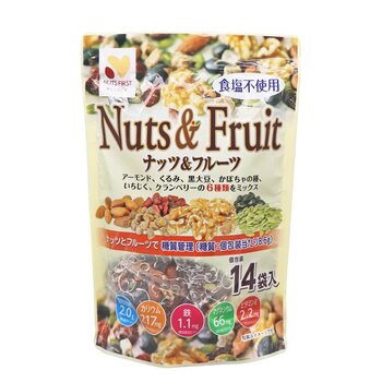 NUTS FIRST 糖質管理ナッツ & フルーツ 350g NUTS FIRST 糖質管理ナッツ & フルーツ 350g