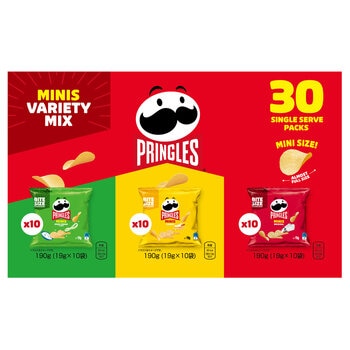 プリングルズ ミニチップス バラエティミックス 19g x 30袋 プリングルズ ミニチップス バラエティミックス 19g x 30袋