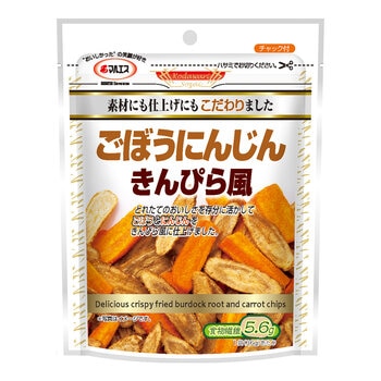 マルエス ごぼうにんじん きんぴら風 スナック 36g x 5 マルエス ごぼうにんじん きんぴら風 スナック 36g x 5