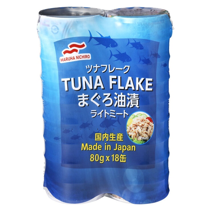 UMIOS 国内生産 ツナフレーク ライトミート 80g x 18缶パック UMIOS 国内生産 ツナフレーク ライトミート 80g x 18缶パック