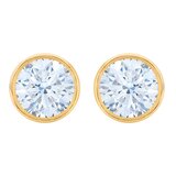 14Kイエローゴールド 0.36カラット ダイヤモンド スタッド ピアス 14Kイエローゴールド 0.36カラット ダイヤモンド スタッド ピアス