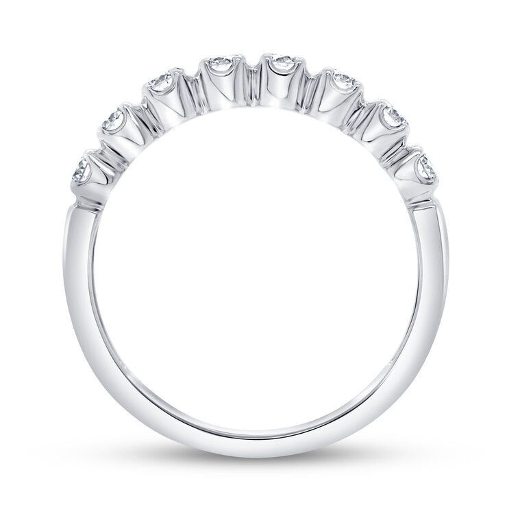 18K ホワイトゴールド 0.50カラット ラウンドカット ダイヤモンド リング 18K ホワイトゴールド 0.50カラット ラウンドカット ダイヤモンド リング