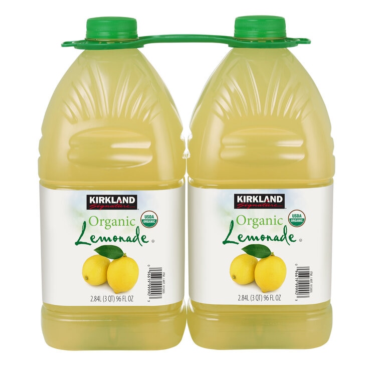 カークランドシグネチャー オーガニックレモネード 2840ml x 2 カークランドシグネチャー オーガニックレモネード 2840ml x 2