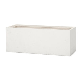 ラムダスリム 長角プランター M 80 x 30 x 30 cm ホワイト ラムダスリム 長角プランター M 80 x 30 x 30 cm ホワイト