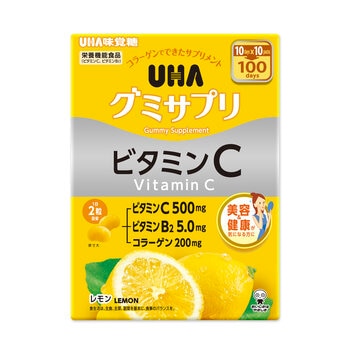 UHA グミサプリ ビタミンC + B2 200 粒 UHA グミサプリ ビタミンC + B2 200 粒