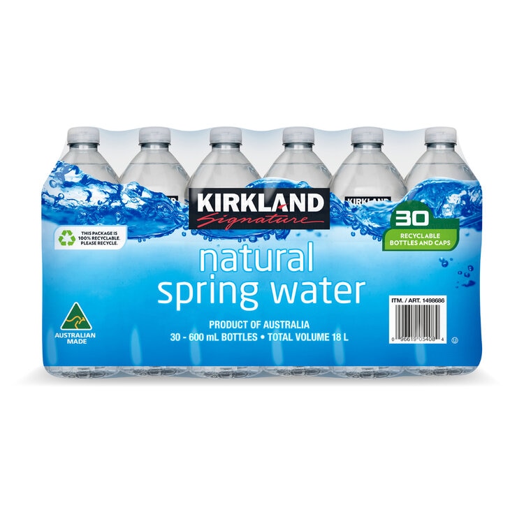 カークランドシグネチャー スプリングウォーター 600ml x 30本 カークランドシグネチャー スプリングウォーター 600ml x 30本