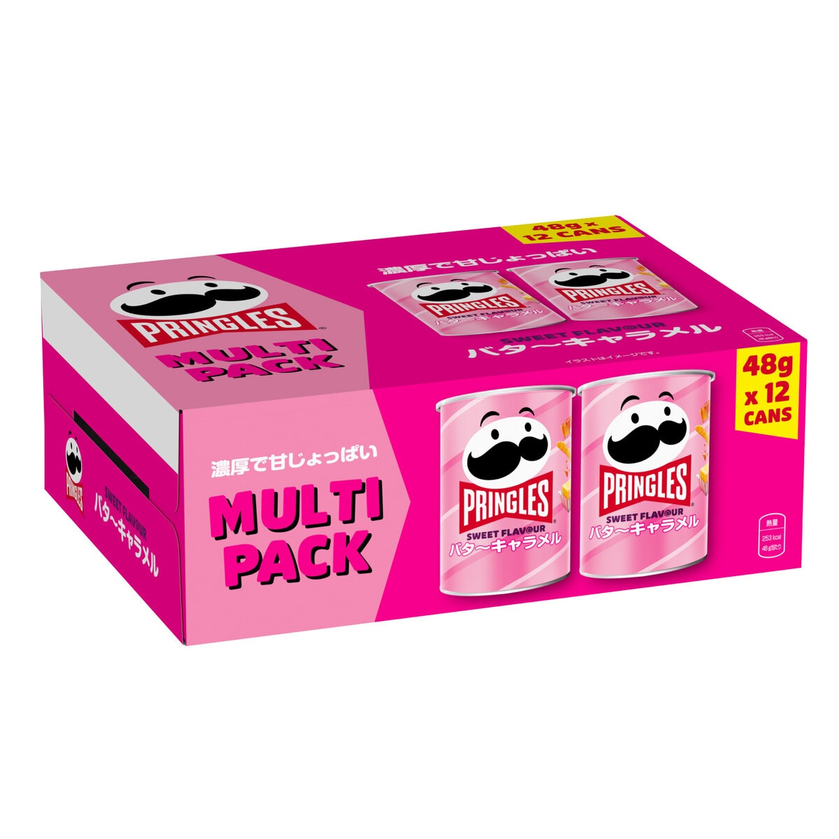 プリングルズ バターキャラメル 48g x 12缶 プリングルズ バターキャラメル 48g x 12缶