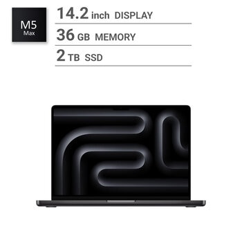 Apple/MacBook Pro 14インチ/18コアCPU/ 32コアGPU/M5 Maxチップ /36GB/2TB SSD-スペースブラック Apple/MacBook Pro 14インチ/18コアCPU/ 32コアGPU/M5 Maxチップ /36GB/2TB SSD-スペースブラック