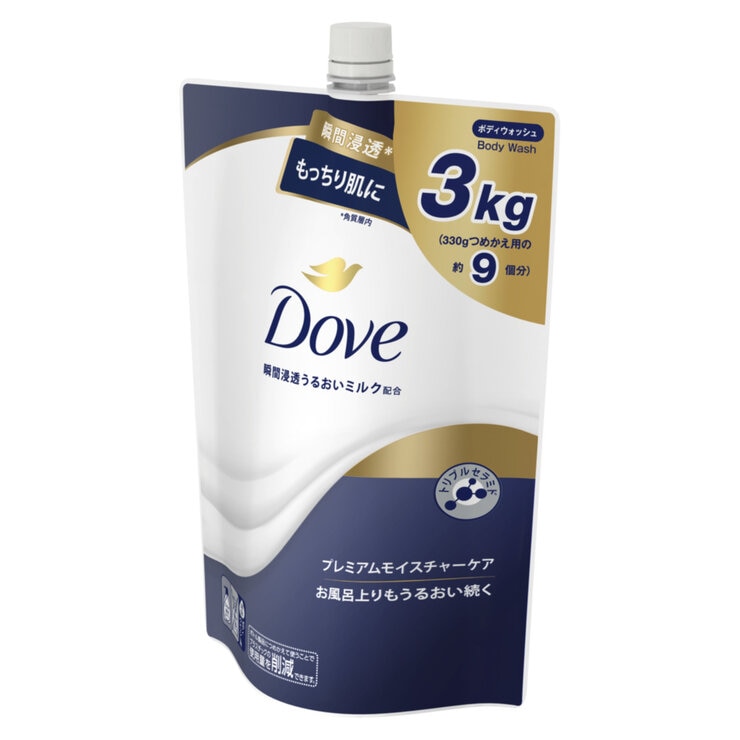 Dove (ダヴ) ボディウォッシュ プレミアム モイスチャーケア 詰替え用 3kg Dove (ダヴ) ボディウォッシュ プレミアム モイスチャーケア 詰替え用 3kg
