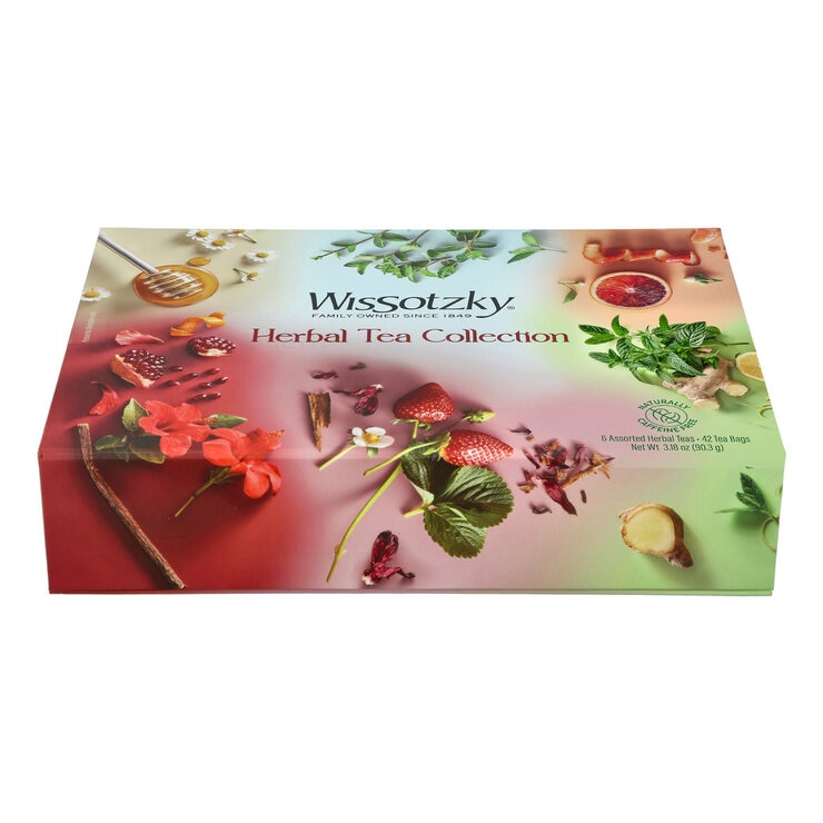 WISSOTZKY ハーブティー カジュアルギフトボックス 6種 x 7バッグ WISSOTZKY ハーブティー カジュアルギフトボックス 6種 x 7バッグ