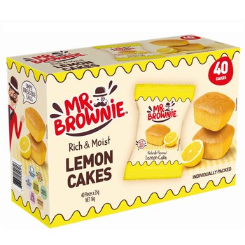 ミスターブラウニーレモンケーキ 40個入り ミスターブラウニーレモンケーキ 40個入り