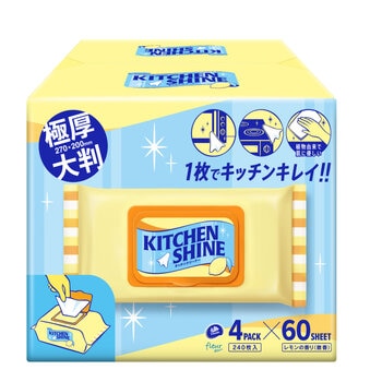 キッチンクリーナーワイプ キッチンシャイン 240枚入り キッチンクリーナーワイプ キッチンシャイン 240枚入り
