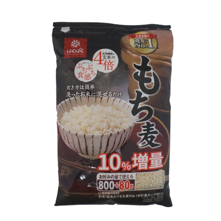 はくばく もち麦 (800g + 80g) x 3袋 はくばく もち麦 (800g + 80g) x 3袋