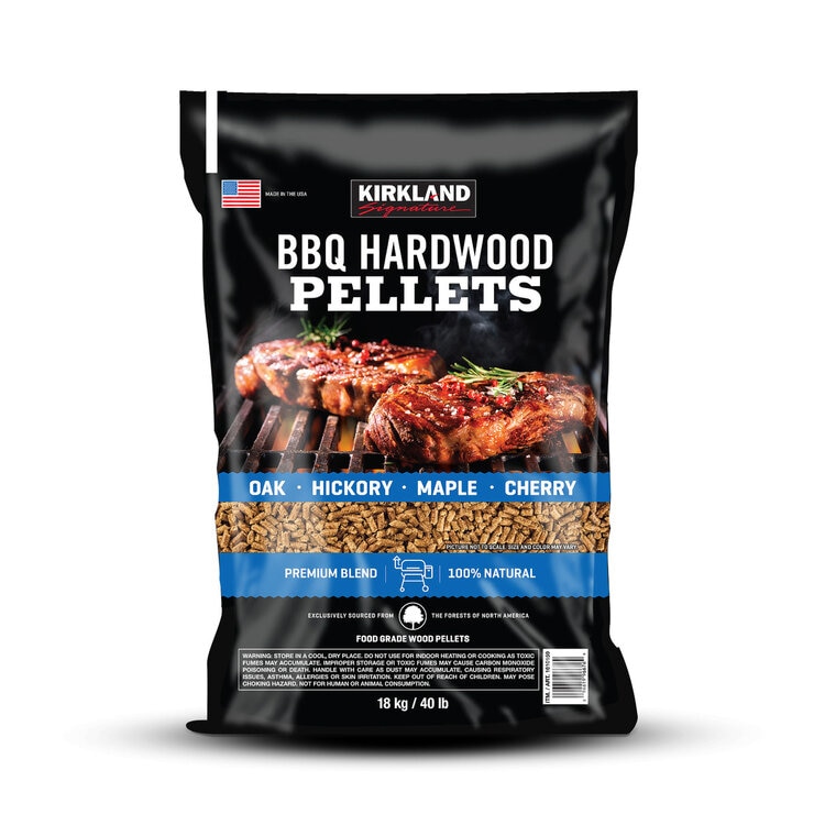 カークランドシグネチャー プレミアムブレンド BBQ ハードウッドペレット 18kg カークランドシグネチャー プレミアムブレンド BBQ ハードウッドペレット 18kg