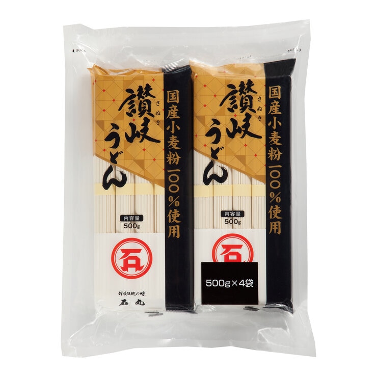 石丸製麺 讃岐うどん 500g x 4 石丸製麺 讃岐うどん 500g x 4