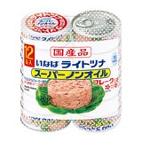 いなば食品 国産ライトツナスーパーノンオイル 70g x 12缶パック いなば食品 国産ライトツナスーパーノンオイル 70g x 12缶パック
