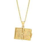14K イエローゴールド バイブル ペンダント 14K イエローゴールド バイブル ペンダント