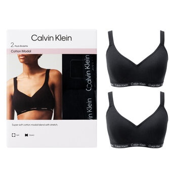 カルバンクライン ワイヤレスブラ 2枚組 カルバンクライン ワイヤレスブラ 2枚組