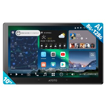 ATOTO X10 ディスプレイオーディオ カーナビ 10.1インチ 2DIN X10G211E ATOTO X10 ディスプレイオーディオ カーナビ 10.1インチ 2DIN X10G211E