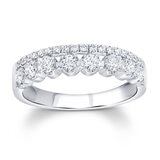 18K ホワイトゴールド 0.50カラット ラウンドカット ダイヤモンド リング 18K ホワイトゴールド 0.50カラット ラウンドカット ダイヤモンド リング