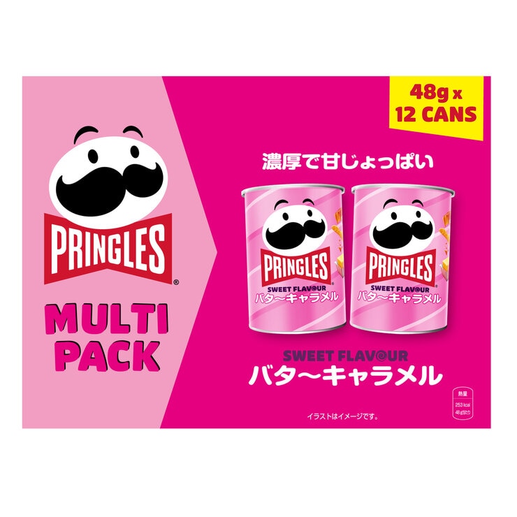 プリングルズ バターキャラメル 48g x 12缶 プリングルズ バターキャラメル 48g x 12缶