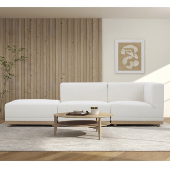 AIDEN & IVY 3PC ファブリックセクショナルソファ AIDEN & IVY 3PC ファブリックセクショナルソファ