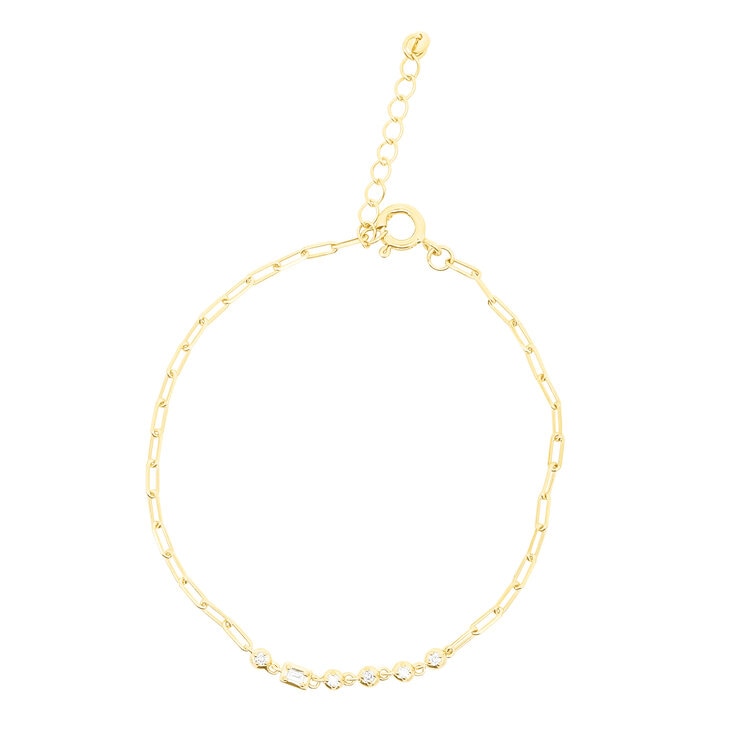 18K イエローゴールド 0.07カラット ダイヤモンド ブレスレット 18K イエローゴールド 0.07カラット ダイヤモンド ブレスレット