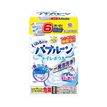 らくハピ いれるだけ バブルーン トイレボウル用 180g x 6個 らくハピ いれるだけ バブルーン トイレボウル用 180g x 6個