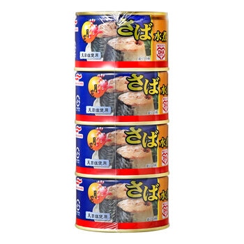 マルハニチロ さば水煮(月花)200g x 4缶 マルハニチロ さば水煮(月花)200g x 4缶