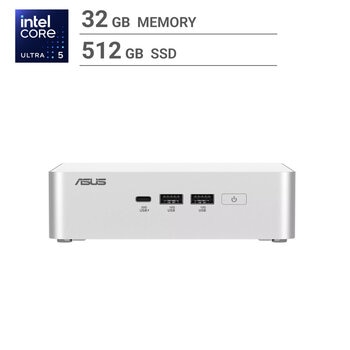 ASUS MINI PC/ NUC 15 PRO+ / Ultra5 225H / メモリー 32GB / SSD 512GB / RNUC15CRSU5083AJ ASUS MINI PC/ NUC 15 PRO+ / Ultra5 225H / メモリー 32GB / SSD 512GB / RNUC15CRSU5083AJ