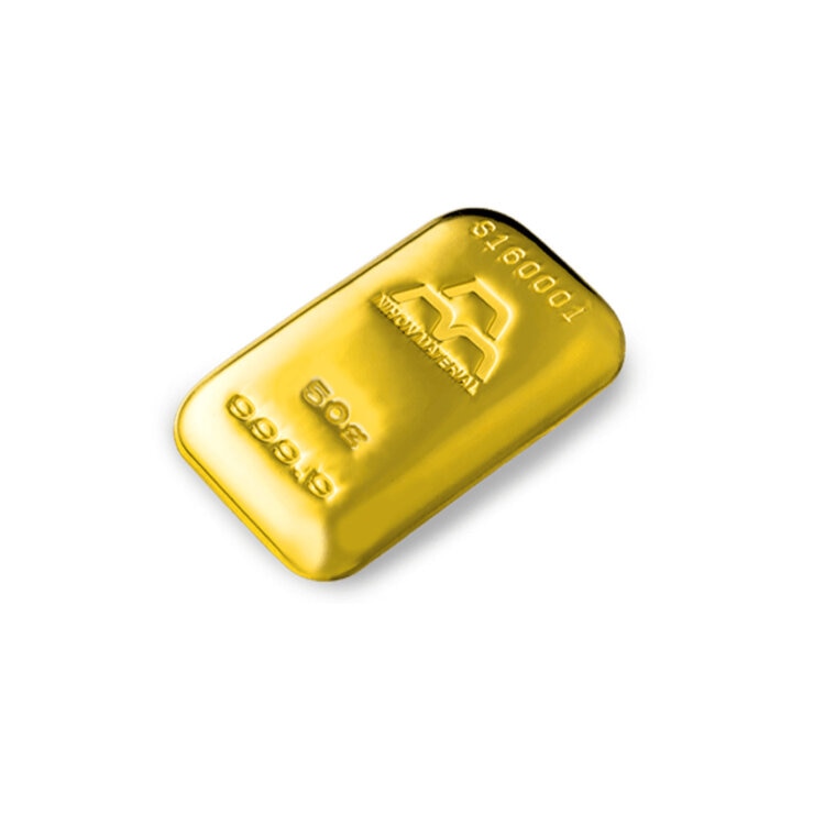 金地金 50g【銀行振り込み / ウェブサイトでのみ注文可】 金地金 50g【銀行振り込み / ウェブサイトでのみ注文可】