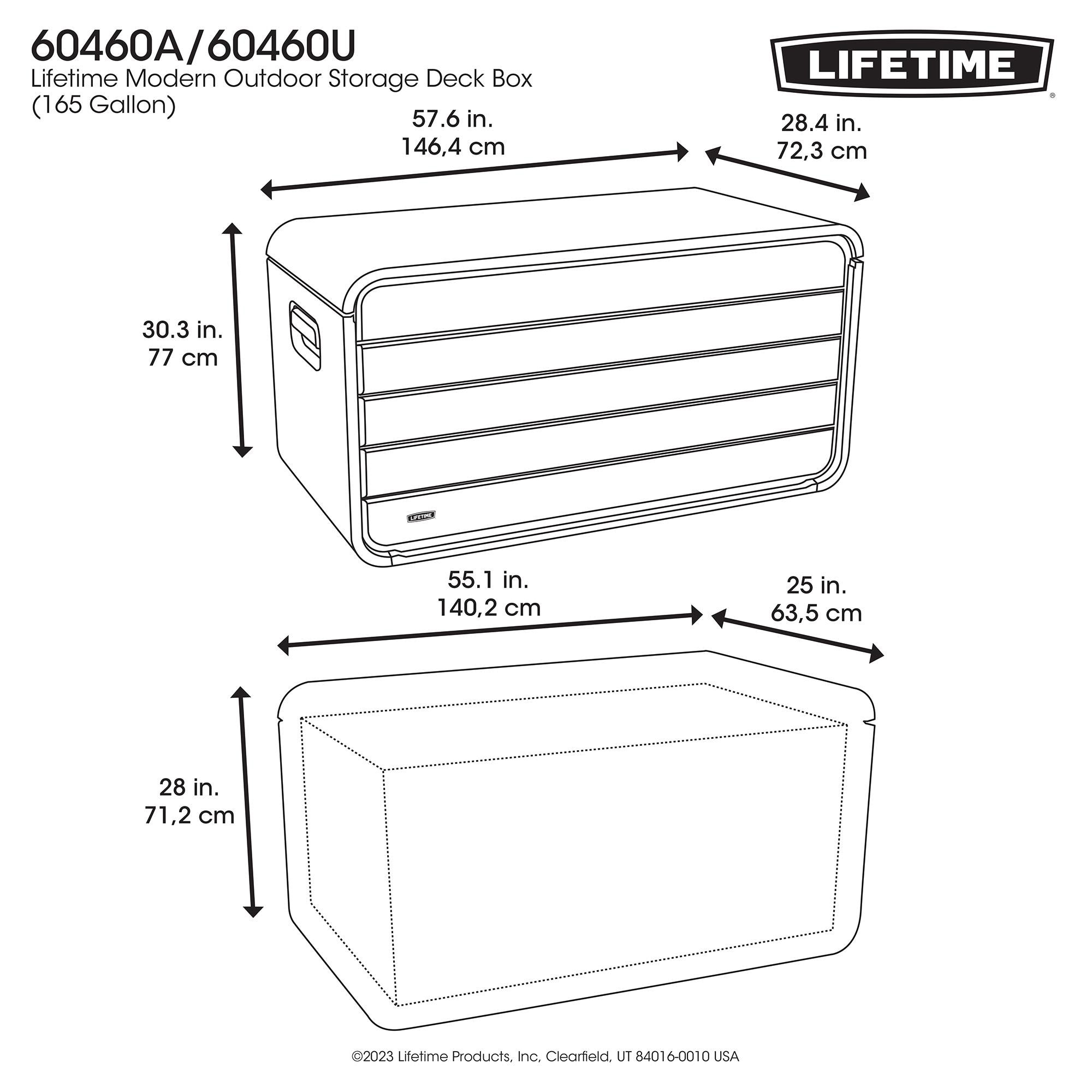 LIFETIME 165ガロン (750L) 屋外収納物置 | Costco Japan