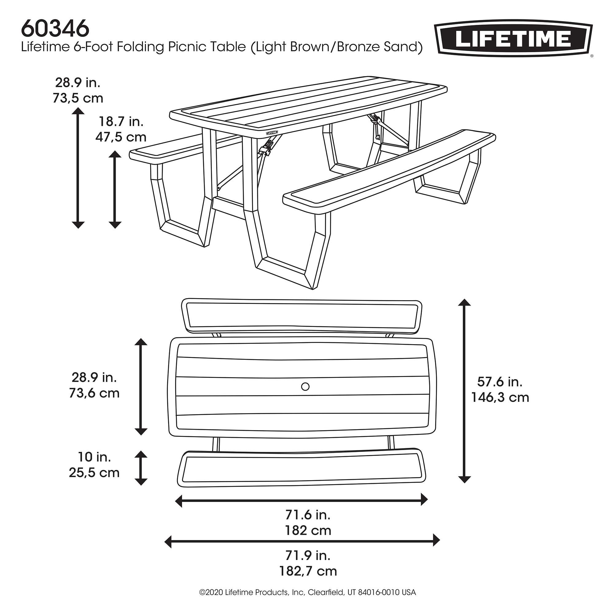 Lifetime ピクニックテーブル Costco Japan