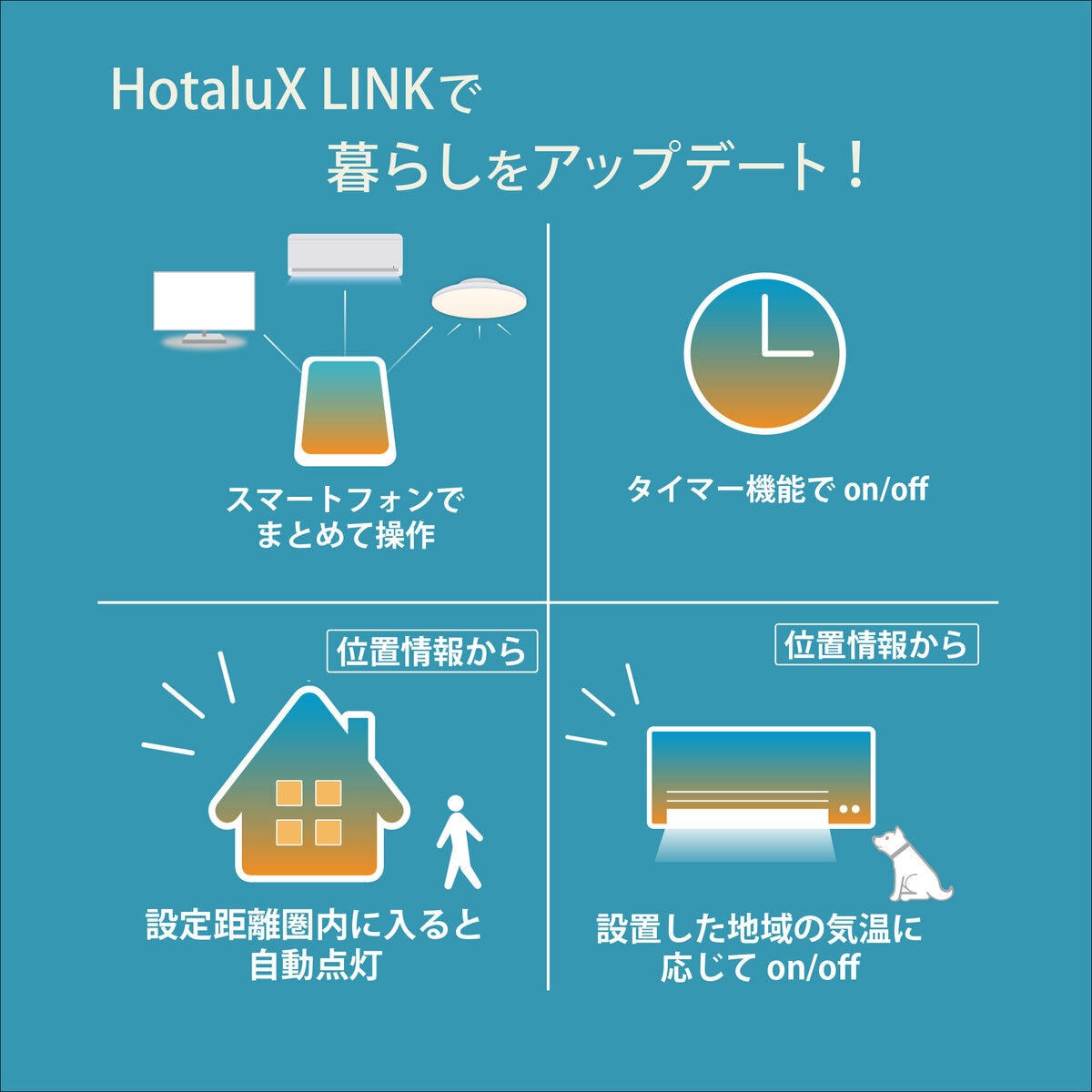 ホタルクス LEDシーリングライト（８畳／調色・調光／昼白色・昼光色・電球色・リモコン付き）HLDC08L301SG