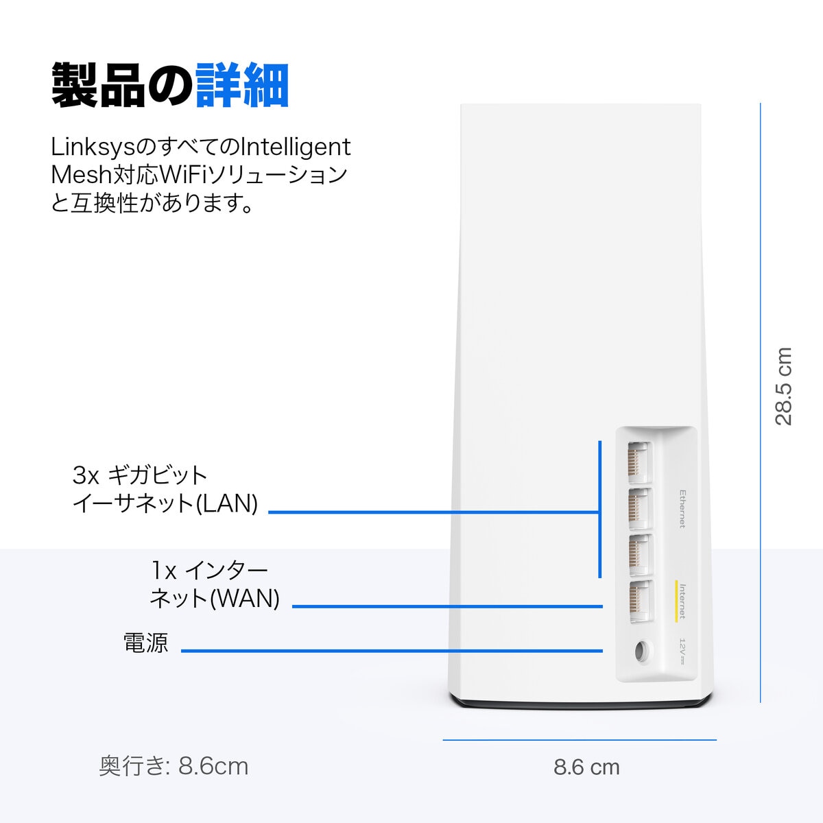 LINKSYS Wi-Fiルーター MX5501-JP