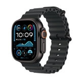 Apple Watch Ultra 2（GPS + Cellularモデル）- 49mmブラックチタニウムケースとブラックオーシャンバンド