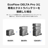 EcoFlow(エコフロー) デルタプロ３専用エクストラバッテリー 容量4,000Wh