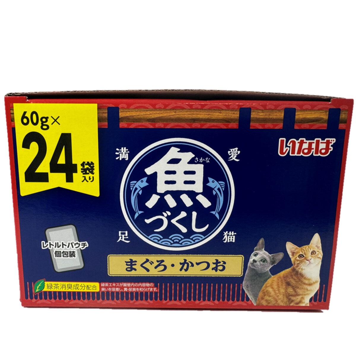 いなば魚づくし マグロ＆カツオ 60g x 24パック入り