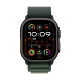 Apple Watch Ultra 2（GPS + Cellularモデル）- 49mmブラックチタニウムケース + ダークグリーンアルパインループ